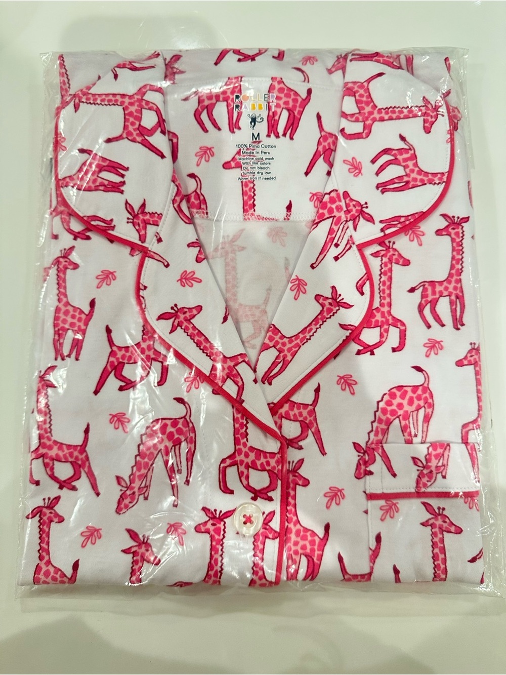 Roller Rabbit Gigi Giraffe Polo Pajama Set
